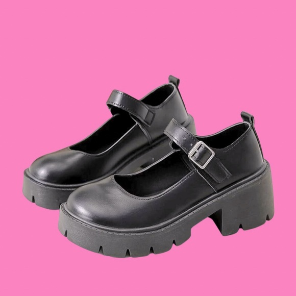 MaryJane Lug Sole Boots - Picture 1 of 1